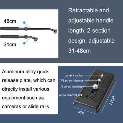 QingZhuangShiDai Q90 SLR Camera Tripod Shooting Bird Telephoto Damping Handle Gimbal - Camera Accessories by QingZhuangShiDai | Online Shopping UK | buy2fix