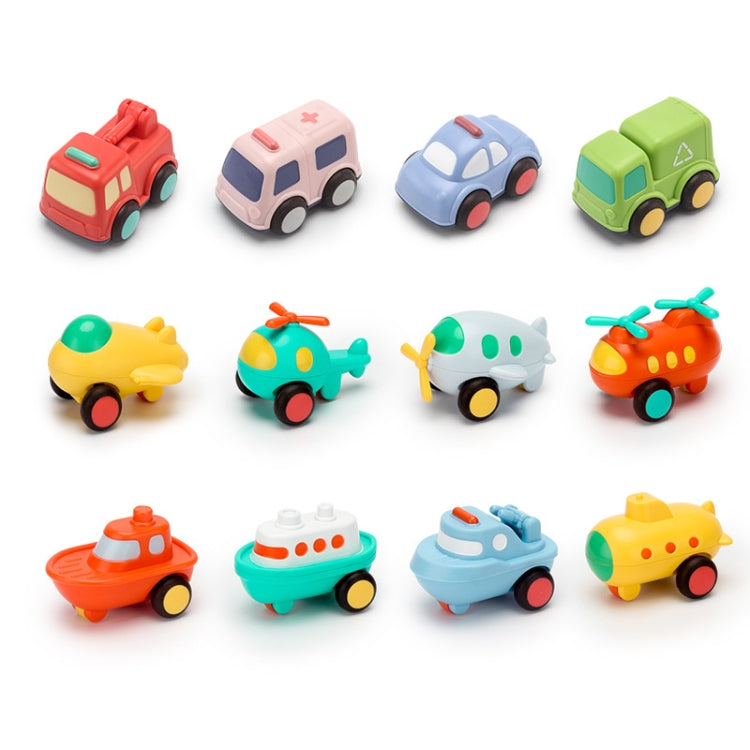 Children Cartoon Fell-Resistant Mini Inertial Pull Back Toy Car(Police Car) - Model Toys by buy2fix | Online Shopping UK | buy2fix
