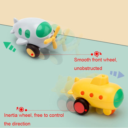 Children Cartoon Fell-Resistant Mini Inertial Pull Back Toy Car(Sanitation Vehicle) - Model Toys by buy2fix | Online Shopping UK | buy2fix