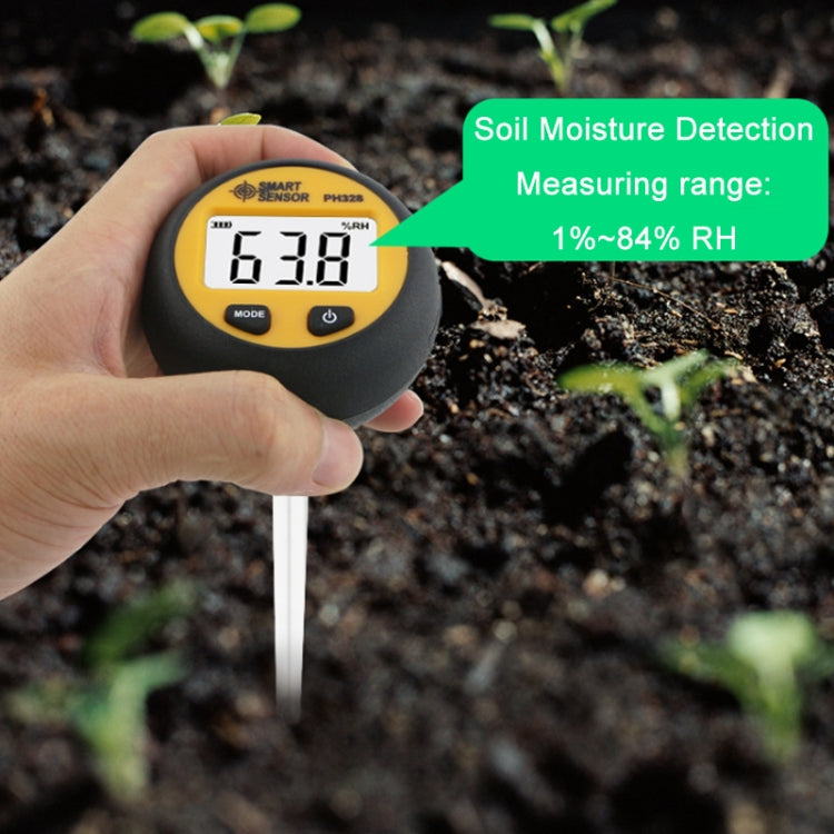 Smart Sensor PH328 Soil Acidity Meter Fertilizer Nutrient Humidity Detector - Consumer Electronics by buy2fix | Online Shopping UK | buy2fix