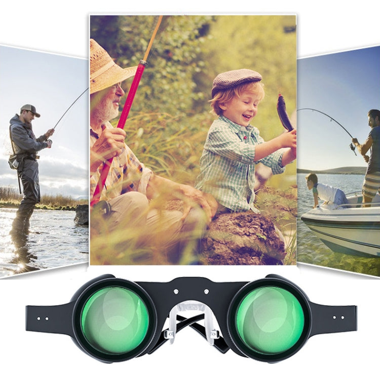 D-1548 10x HD Adjustable Focus Fishing Binoculars,Spec: With Grey Polarised Lens - Binoculars by buy2fix | Online Shopping UK | buy2fix