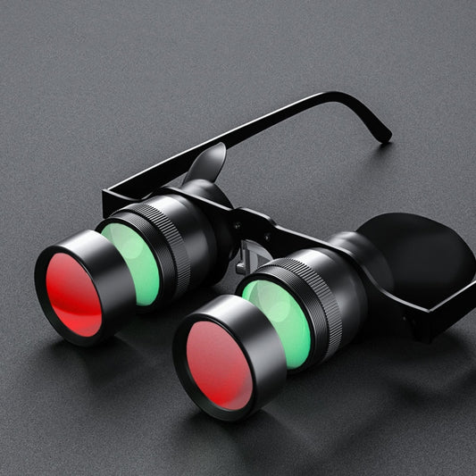 D-1548 10x HD Adjustable Focus Fishing Binoculars,Spec: With Red Polarised Lens - Binoculars by buy2fix | Online Shopping UK | buy2fix