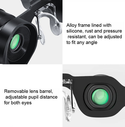 D-1548 10x HD Adjustable Focus Fishing Binoculars,Spec: With Red Polarised Lens - Binoculars by buy2fix | Online Shopping UK | buy2fix