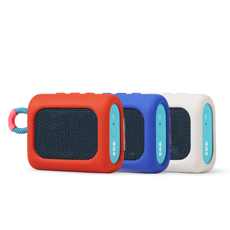 For JBL GO3 Dust-proof Silicone Case Anti-fall Speaker Case(Red) - Protective Case by buy2fix | Online Shopping UK | buy2fix