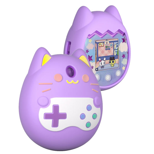 For Tamagotchi pix Silicone Cartoon Electronic Pet Protective Case(Purple) - Toys & Hobbies by buy2fix | Online Shopping UK | buy2fix