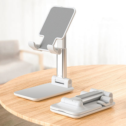 SSKY X5 Desktop Phone Live Foldable Tablet Bracket, Style: Standard Version (White) - Desktop Holder by SSKY | Online Shopping UK | buy2fix