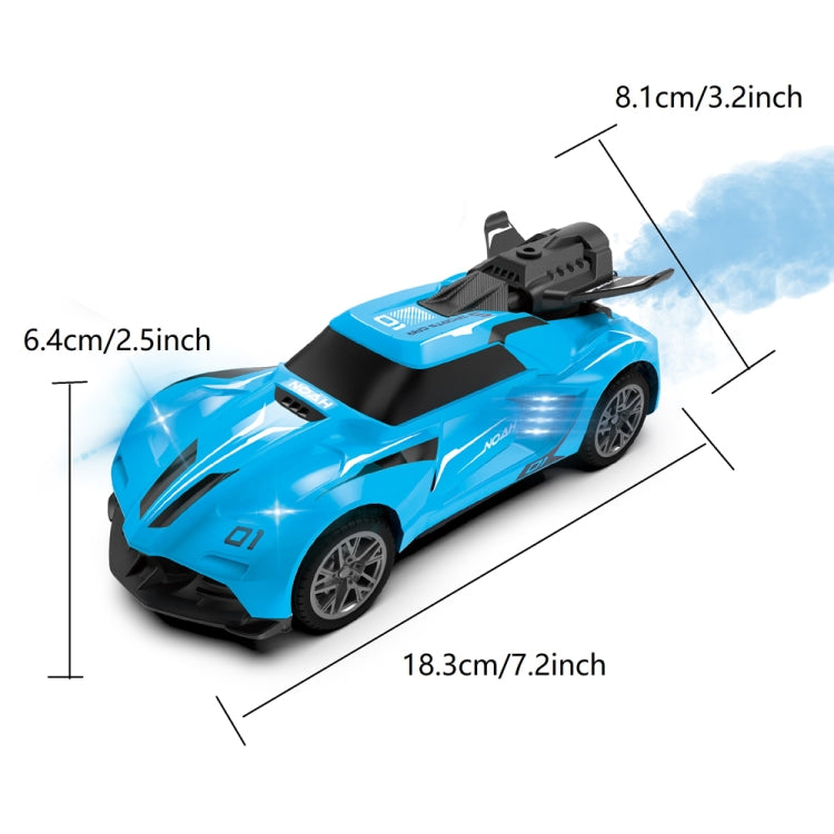 SL-354A 27 Frequency 1:24 Light Spray Remote Control Car Toy Model(Blue) - RC Cars by buy2fix | Online Shopping UK | buy2fix