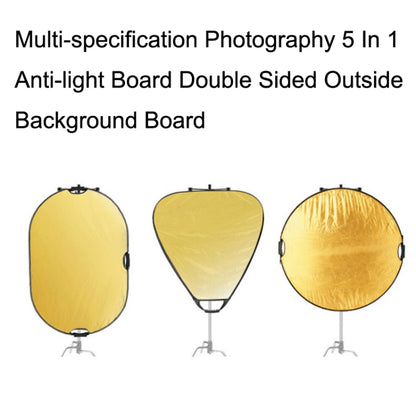 Selens  5 In 1 (Gold / Silver  / White / Black / Soft Light) Folding Reflector Board, Size: 60cm Round -  by Selens | Online Shopping UK | buy2fix