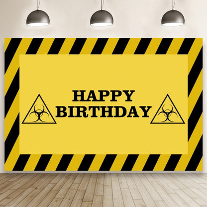 1.5m x 1m  Construction Vehicle Series Happy Birthday Photography Background Cloth(Mdm07792) - Camera Accessories by buy2fix | Online Shopping UK | buy2fix