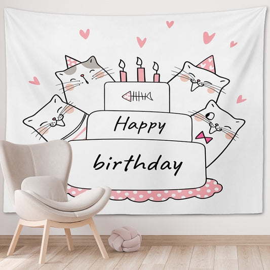 Happy Birthday Photo Backdrop Party Decoration Tapestry, Size: 100x75cm(GT56-2) - Camera Accessories by buy2fix | Online Shopping UK | buy2fix