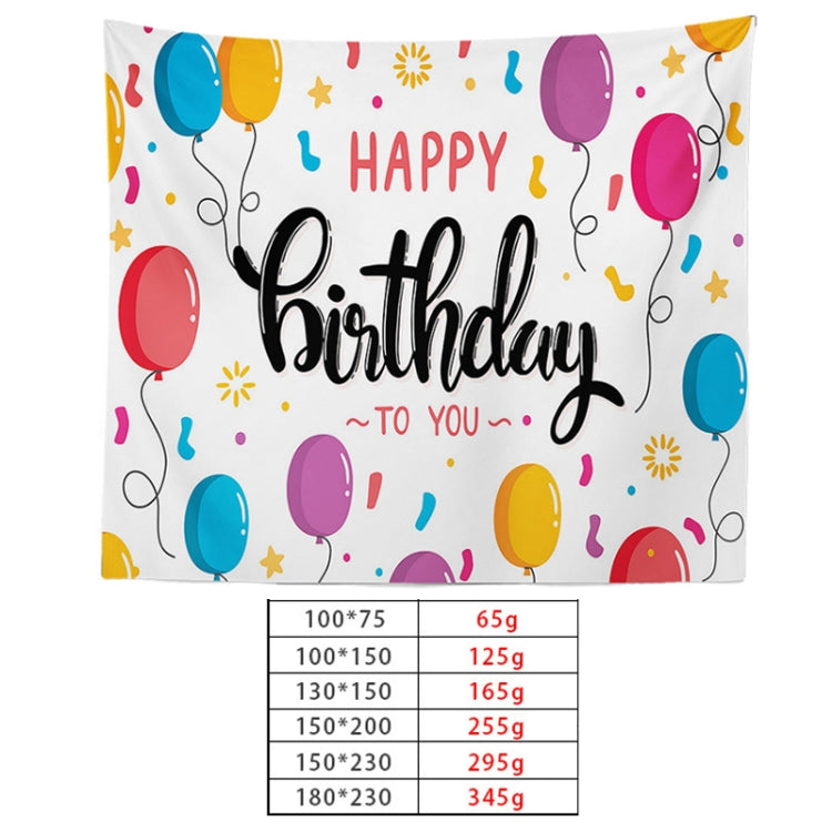 Happy Birthday Photo Backdrop Party Decoration Tapestry, Size: 150x130cm(GT56-3) - Camera Accessories by buy2fix | Online Shopping UK | buy2fix