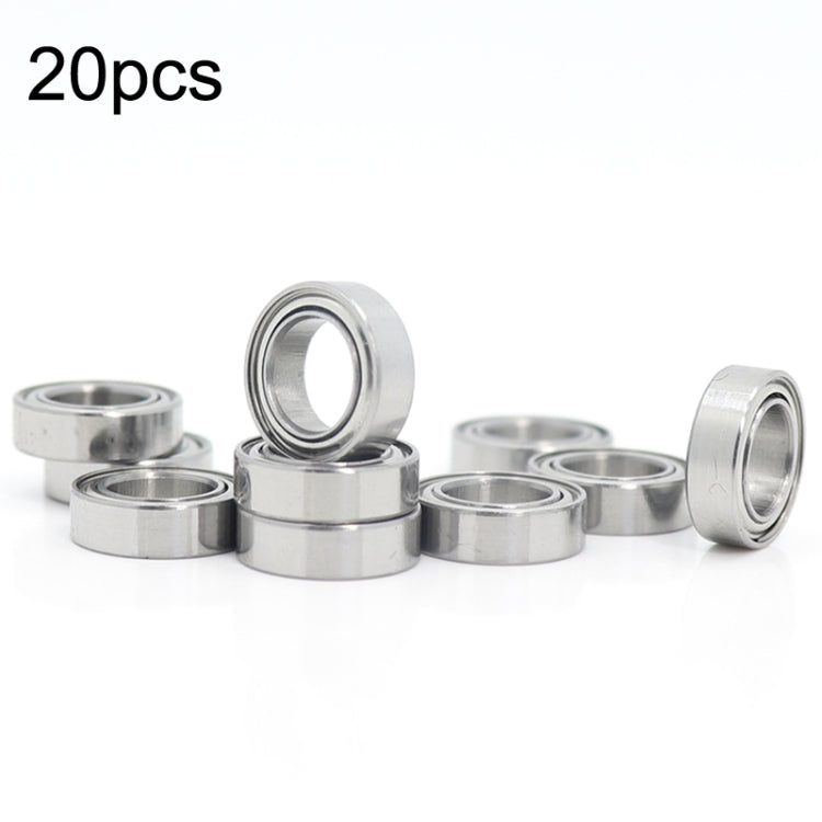 MR106ZZ 20pcs 6x10x3mm Miniature Deep Groove Ball Bearing, Style: High Speed - Bearing by buy2fix | Online Shopping UK | buy2fix