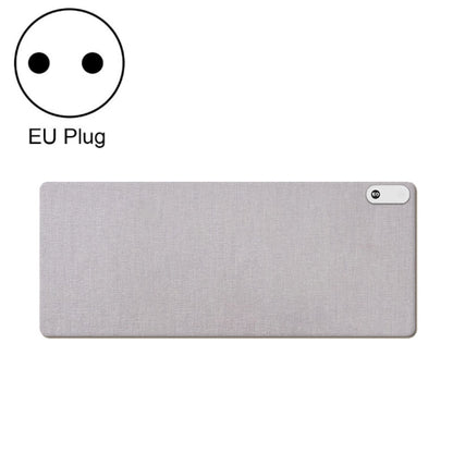 150W  80x33cm Heated Mouse Pad Digital Display Adjustable Hand Warmer Desk Pad 220V EU Plug Gray - Mouse Pads by buy2fix | Online Shopping UK | buy2fix