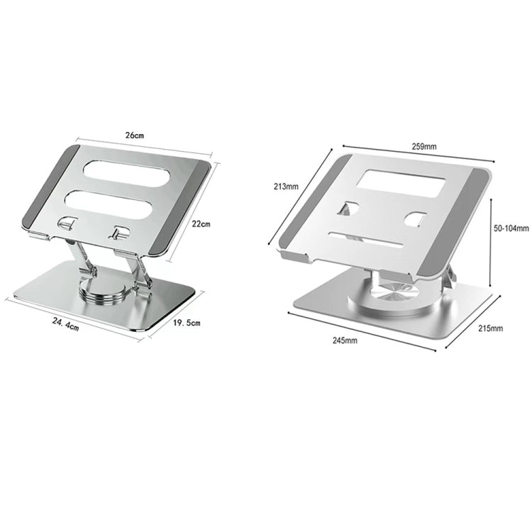 Multifunctional Desktop Foldable Rotating Laptop Cooling Bracket, Spec: SP-88 (Silver) - Computer & Networking by buy2fix | Online Shopping UK | buy2fix