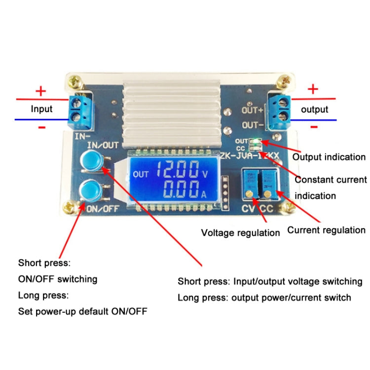 12V24V To 5V9V 12A High Power Step-Down Power Supply LED Constant Current Module(12KX) - Consumer Electronics by buy2fix | Online Shopping UK | buy2fix