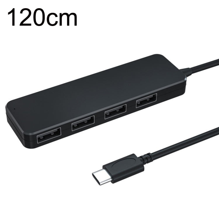 AC3-L43 Type-c/USB-c USB2.0 120cm 4 Ports Expansion Dock Notebook High Speed HUB - USB 3.0 HUB by buy2fix | Online Shopping UK | buy2fix