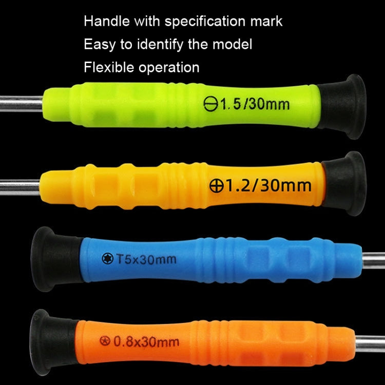 20pcs Mini Screwdriver Anti-Slip Mobile Phone Disassembly Maintenance Tools, Series: T2 - Repair & Spare Parts by buy2fix | Online Shopping UK | buy2fix