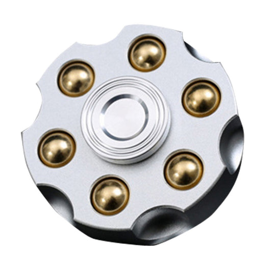 EDC Removable Fingertip Spinner Revolver Clip Pure Brass Stress Relief Toys(Silver) - Spinning Toys by buy2fix | Online Shopping UK | buy2fix