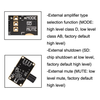 PAM8406 Digital Power Amplifier Board DIY Small Speaker 5W+5W Dual Channel Stereo Doco Ding 5V Amplification Module - Consumer Electronics by buy2fix | Online Shopping UK | buy2fix