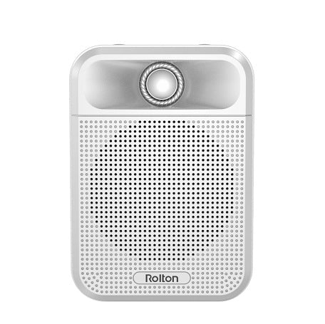 Rolton  K700 Bluetooth Dual-speaker Audio Speaker Megaphone Voice Amplifier(White) - Consumer Electronics by Rolton | Online Shopping UK | buy2fix