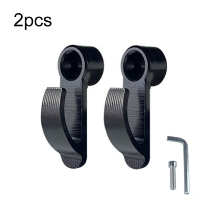 2pcs Motorcycle Modified Helmet Hook Scooter Side Storage Hook(Black) - In Car by buy2fix | Online Shopping UK | buy2fix