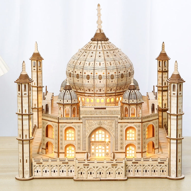 LG904 Castle 3D Wooden Puzzle Children Educational Toys DIY Handmade Ornaments - Puzzle Toys by buy2fix | Online Shopping UK | buy2fix