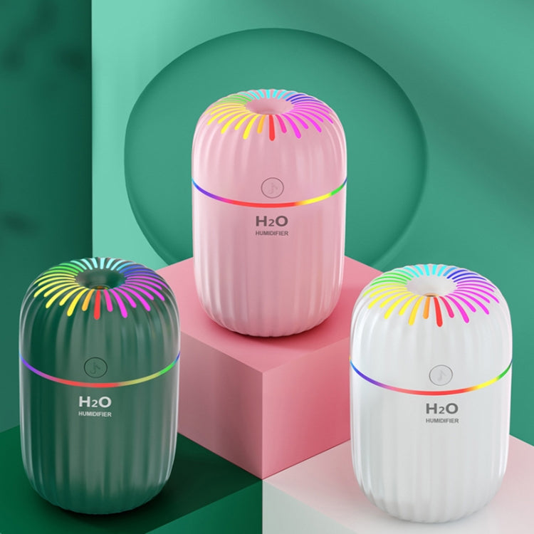 Colorful Cup USB Ambient Light Air Humidifier Desktop Car Marquee Humidifier(Fireworks Green) - Air Purifiers & Accessories by buy2fix | Online Shopping UK | buy2fix