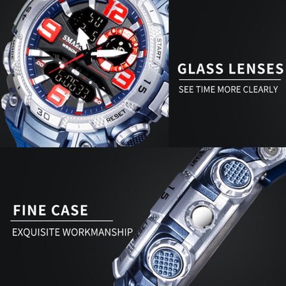 SMAEL 1921 Outdoor Sports Waterproof Men Luminous Time Watch Electronic Watch(Deep Blue) - LED Digital Watches by SMAEL | Online Shopping UK | buy2fix