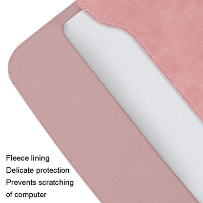 A20 Laptop Bag Magnetic Suction Slim Tablet Case Inner Bag, Size: 13.3/14 inch(Pink) -  by buy2fix | Online Shopping UK | buy2fix