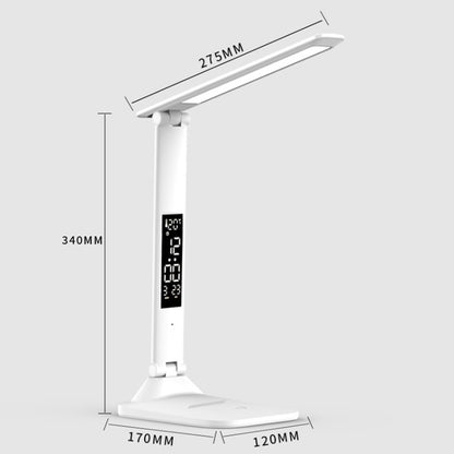 LED Intelligent Digital Display Foldable Desk Lamp, Style: USB Straight Plug -  by buy2fix | Online Shopping UK | buy2fix