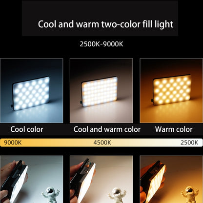 V11 Cool & Warm  With Screen  5W Mobile Phone Fill Light Live Broadcast Pocket Light - Consumer Electronics by buy2fix | Online Shopping UK | buy2fix