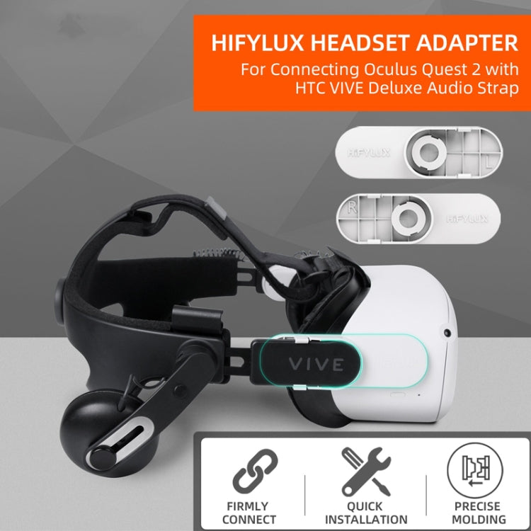 For Oculus Quest 2 Hifylux Headset Adapter HTC VIVE Listening Smart Headband Connector(As Show) -  by Hifylux | Online Shopping UK | buy2fix