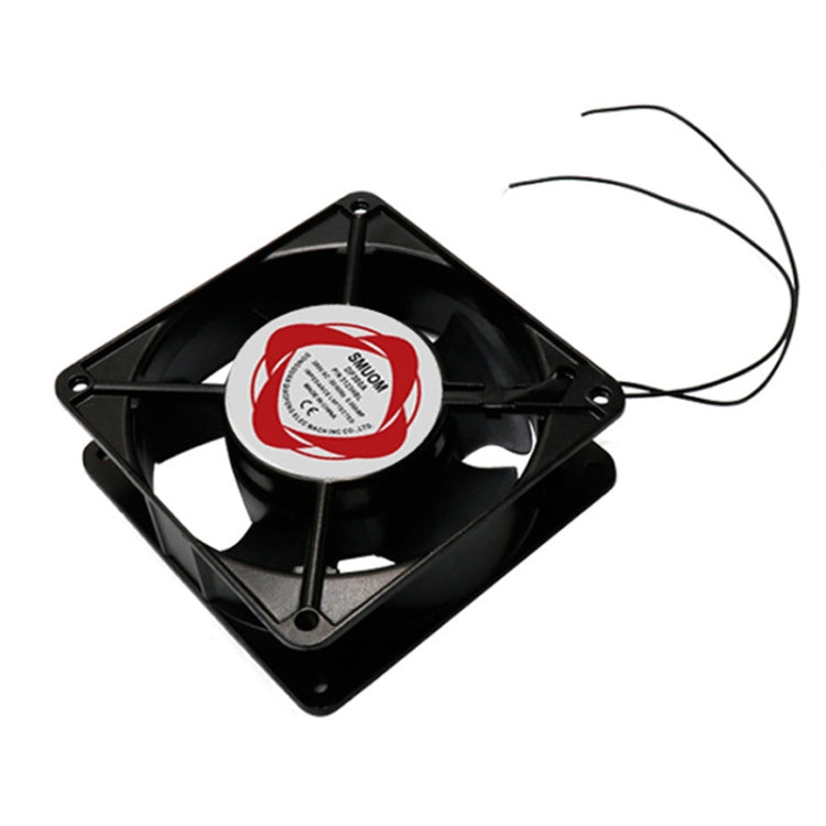 12cm 220V Cabinet Solder Smoke Exhaust Cooling Fan(Black) - Fan Cooling by buy2fix | Online Shopping UK | buy2fix