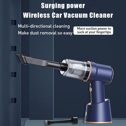 Small Wireless Charging Car Vacuum Cleaner Handheld High Power Vacuum Cleaner, Sort by color: 117CD-Blue -  by buy2fix | Online Shopping UK | buy2fix