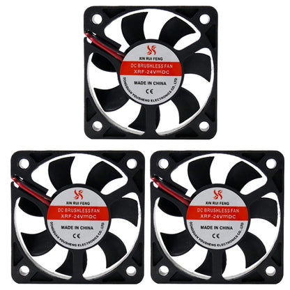 3pcs XIN RUI FENG 12V Oil Bearing 5cm Silent DC Cooling Fan - Fan Cooling by XIN RUI FENG | Online Shopping UK | buy2fix