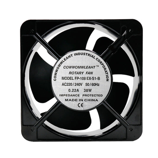 220V 38W 15cm Roller Chassis Electrical Cabinet Shaft Double Rolling Ball Bearing Fan - Fan Cooling by buy2fix | Online Shopping UK | buy2fix