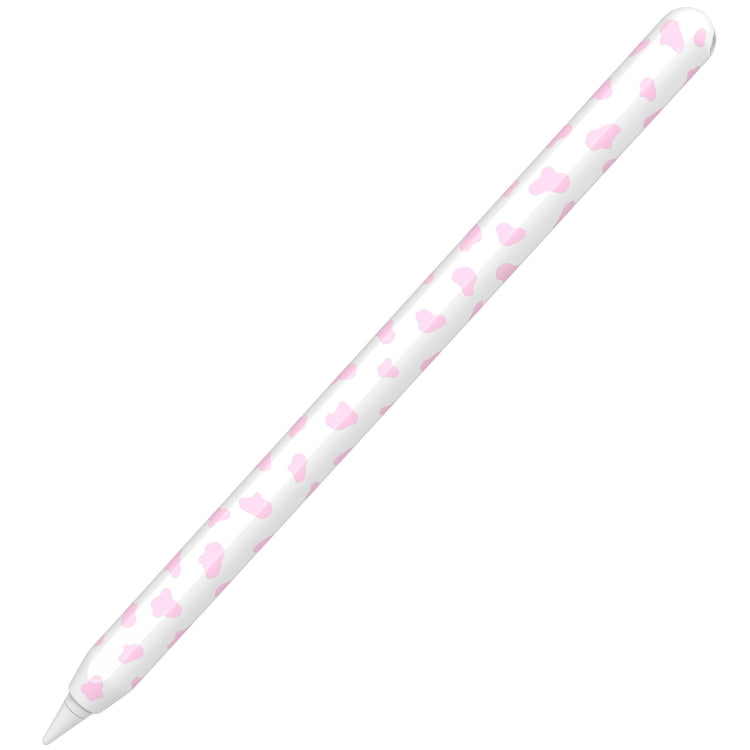 For Apple Pencil 2 AhaStyle PT65CW Silicone Pen Case Milk Cow Patterned Stylus Case(Pink) - Pencil Accessories by AhaStyle | Online Shopping UK | buy2fix