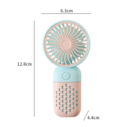 Z8 Handheld Cute Mini USB Fan Portable Dormitory Desktop Fan(Blue) - Electric Fans by buy2fix | Online Shopping UK | buy2fix