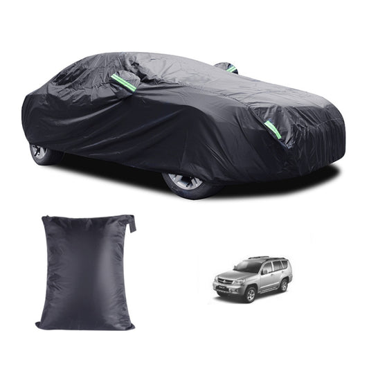 190T Silver Coated Cloth Car Rain Sun Protection Car Cover with Reflective Strip, Size: Y-M -  by buy2fix | Online Shopping UK | buy2fix