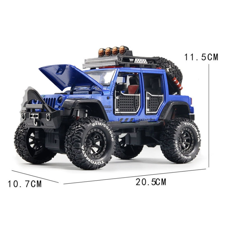 1:24 Simulation Alloy SUV Model Sound and Light Toys for Children(Blue) - Model Toys by buy2fix | Online Shopping UK | buy2fix