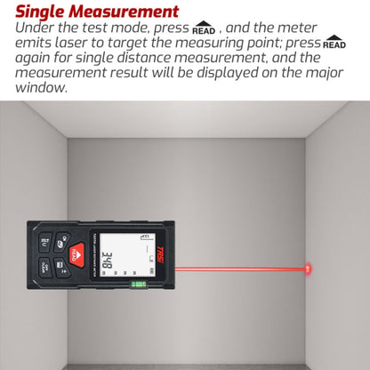 TASI TA511A 50m Laser Handheld Distance Measuring Room Infrared Measuring Instrument - Laser Rangefinder by buy2fix | Online Shopping UK | buy2fix