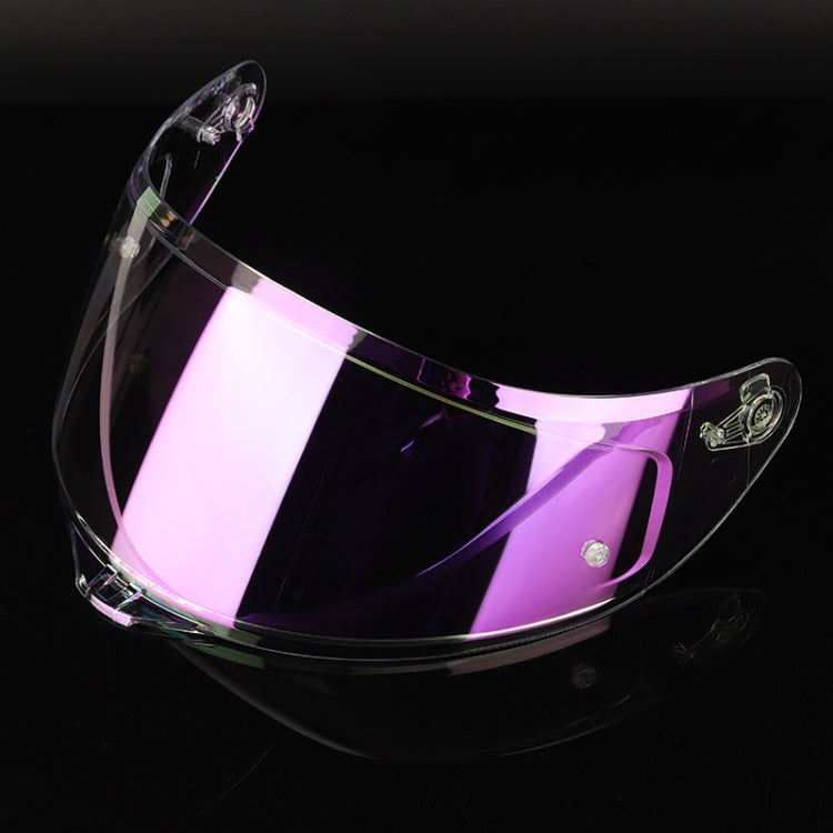 Motorcycle Helmet Lens with Anti-fog Spikes for SOMAN K1/K3SV/K5, Color: Transparent REVO Purple - Helmets by buy2fix | Online Shopping UK | buy2fix