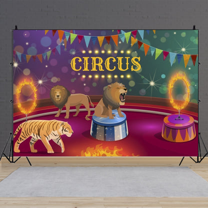 150 x 100cm Circus Amusement Park Ferris Wheel Photography Background Cloth(MDA21565) -  by buy2fix | Online Shopping UK | buy2fix