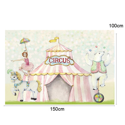 150 x 100cm Circus Clown Show Party Photography Background Cloth Decorative Scenes(MDZ00335) -  by buy2fix | Online Shopping UK | buy2fix