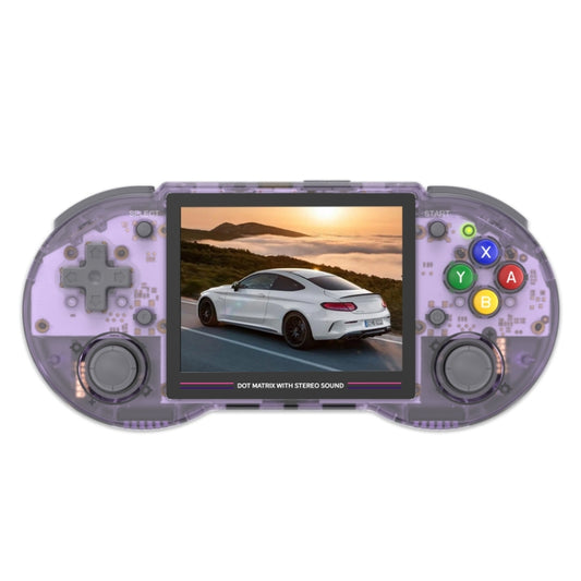 ANBERNIC RG353PS  3.5-Inch IPS Screen Handheld Game Console 2.4G/5G Wifi Linux System Game Player 16GB No Game(Transparent Purple) - Pocket Console by ANBERNIC | Online Shopping UK | buy2fix