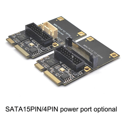 Mini PCI-E To USB3.2 GEN1 Front 19Pin 2 Ports Transfer Card Supports Half High S 4PIN Electric Point - Add-on Cards by buy2fix | Online Shopping UK | buy2fix