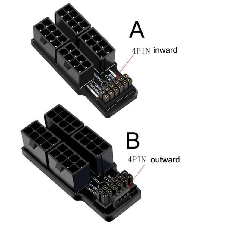 A Model ATX3.0 12VHPWR 12+4P 600W 180 Degree Power Steering Connector - Others by buy2fix | Online Shopping UK | buy2fix