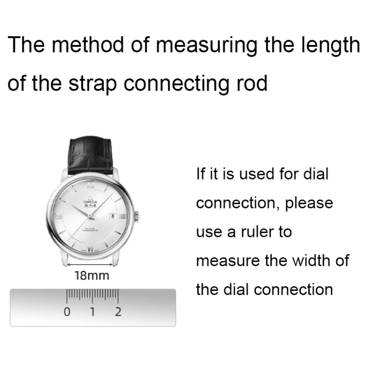 100pcs/set 304 Stainless Steel Strap Connecting Rod Strap All Steel Switch Lugs, Style: Double Drag (1.5x20mm) - Watch Accessories by buy2fix | Online Shopping UK | buy2fix