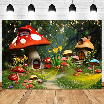 150 x 210cm Fantasy Forest Photography Background Cloth Cartoon Kids Party Decoration Backdrop(6364) -  by buy2fix | Online Shopping UK | buy2fix