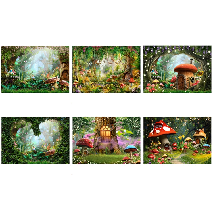 150 x 210cm Fantasy Forest Photography Background Cloth Cartoon Kids Party Decoration Backdrop(6359) -  by buy2fix | Online Shopping UK | buy2fix